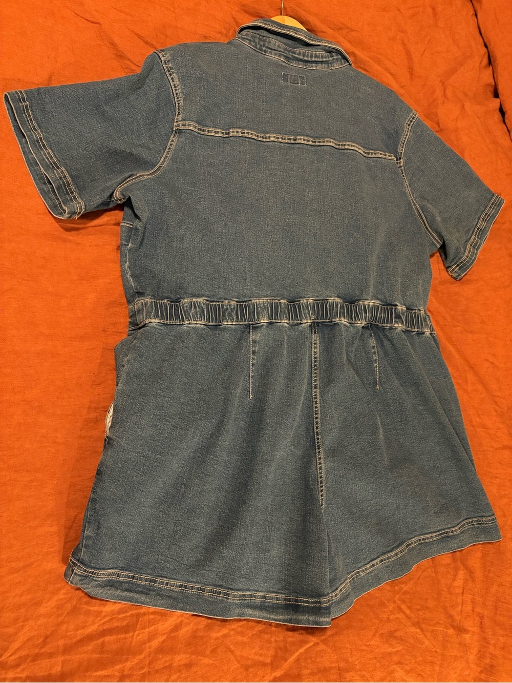 Ava & Viv Blue Denim Shirt Mini Romper SZ 2X NWT - Picture 12 of 12